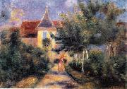 Pierre Renoir Renoir's House at Essoyes Spain oil painting artist